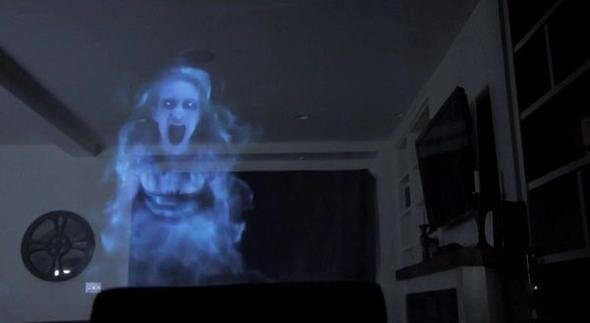 Halloween & Christmas Holographic Projection!