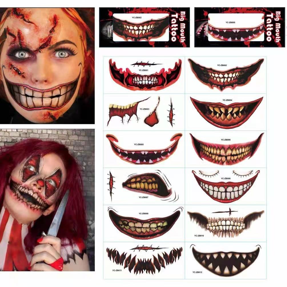 Halloween Tattoo - Halloween Prank Makeup Temporary Tattoo