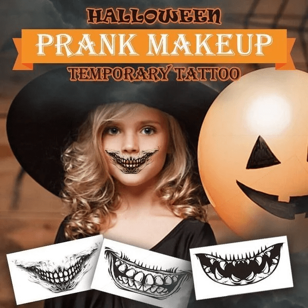 Halloween Tattoo - Halloween Prank Makeup Temporary Tattoo