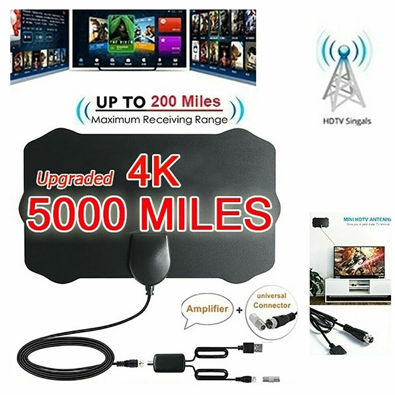 HDTV Cable Antenna 4K (5G Chip, Can Be USed Worldwide)