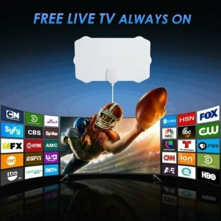 HDTV Cable Antenna 4K (5G Chip, Can Be USed Worldwide)