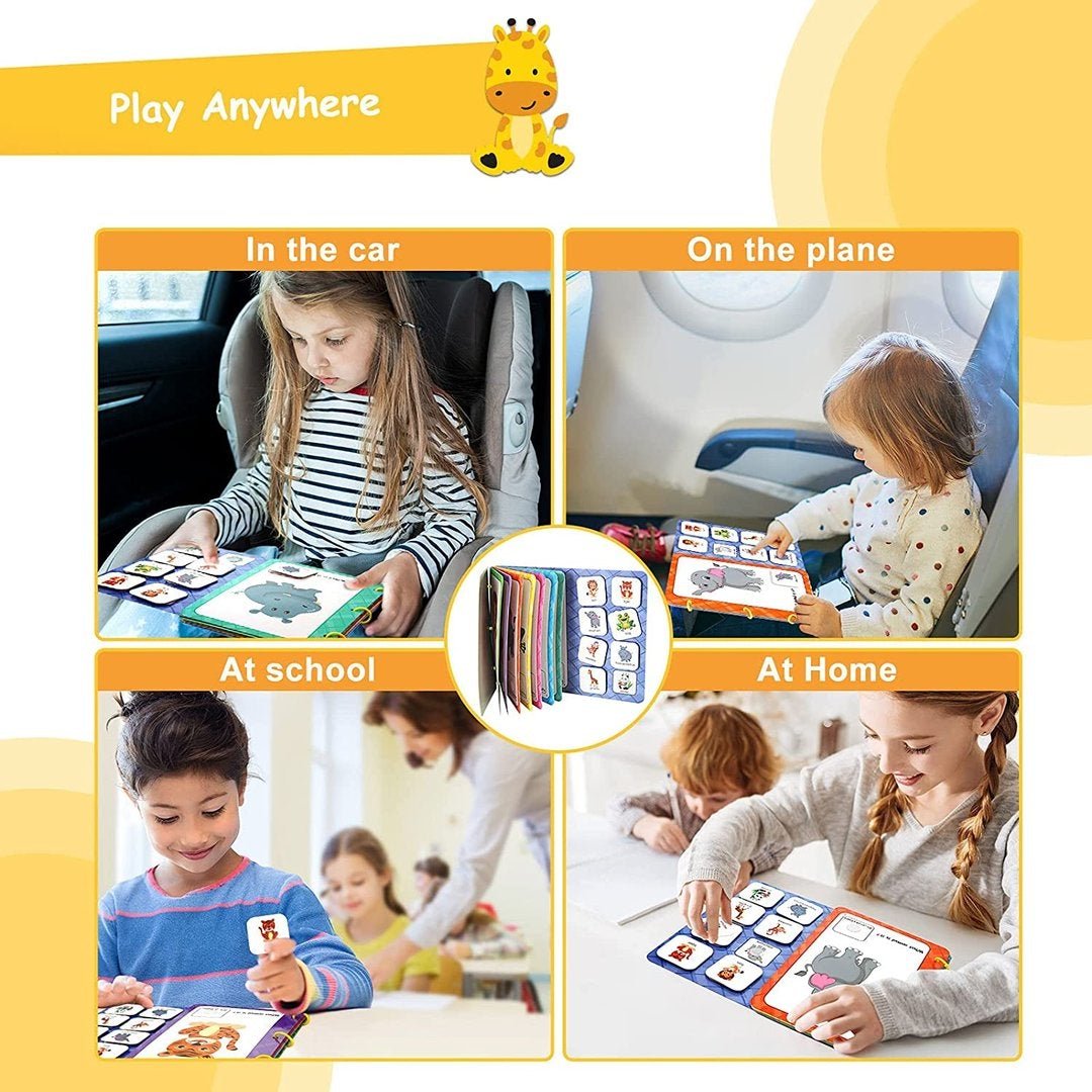 Hearenjoy Keep Your Kids Away From Electronics - Early Education Enlightenment Quiet Sticker Toy