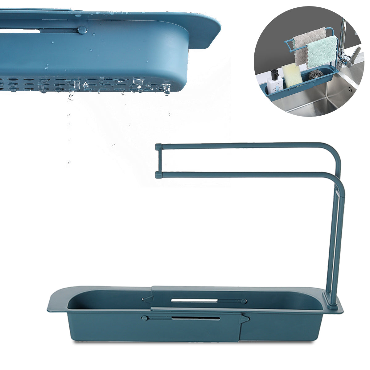 Hetadr Telescopic Sink Rack