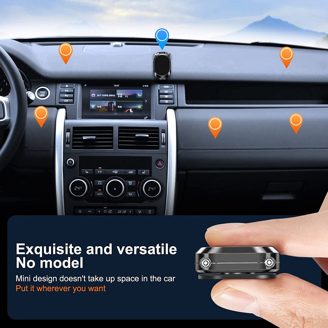 Hot Sale - 2022 New Alloy Folding Magnetic Car Phone Holder