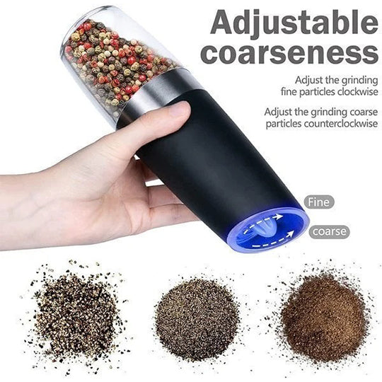 Hot sale - Automatic Electric Gravity Induction Salt and Pepper Grinder