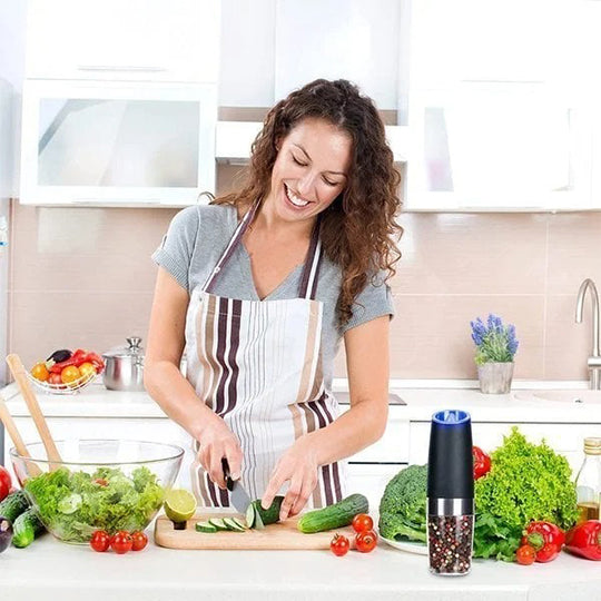 Hot sale - Automatic Electric Gravity Induction Salt and Pepper Grinder