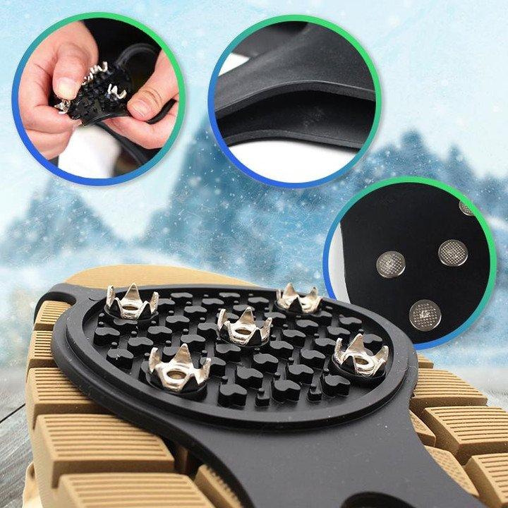 Hot Sale - Universal Gripper Spikes Non Slip Shoe Grips(1 Pair)