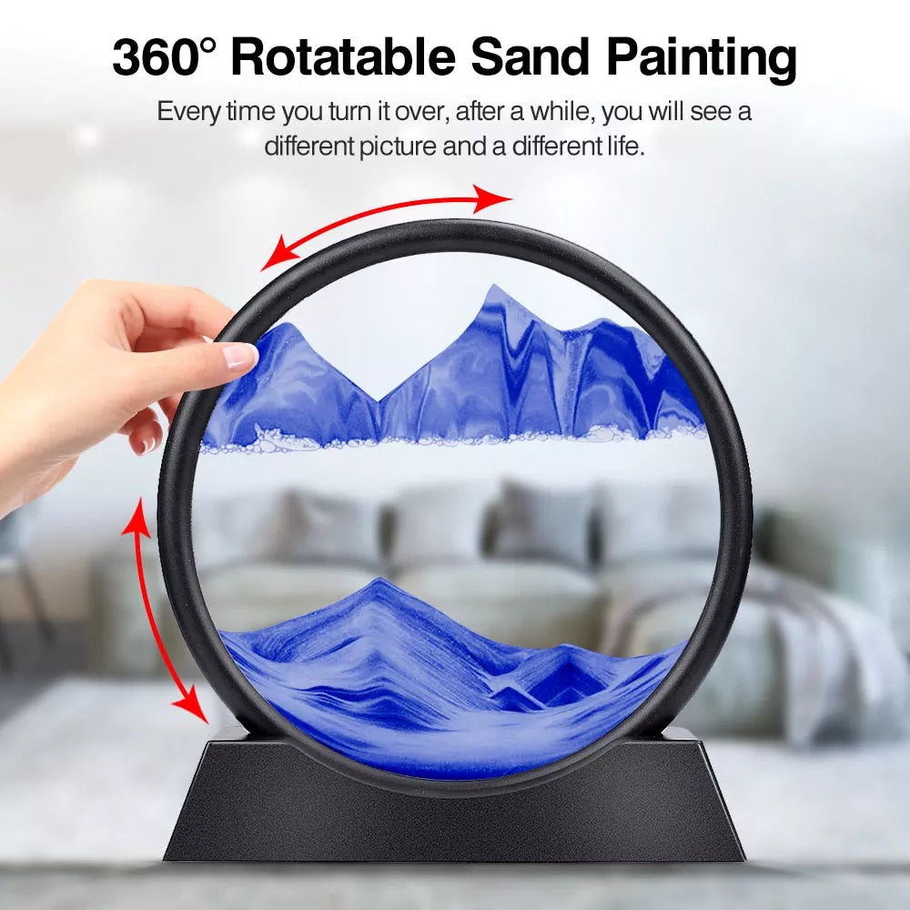 HOT SALE-3D Hourglass Deep Sea Sandscape