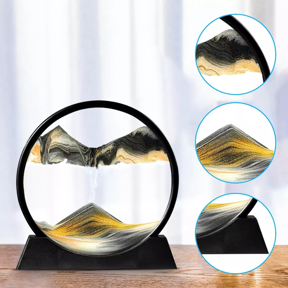 HOT SALE-3D Hourglass Deep Sea Sandscape