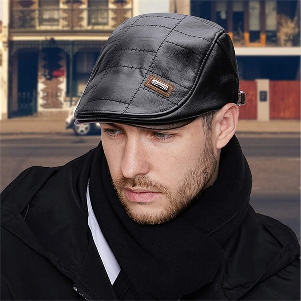 (Hot Sale-70%OFF)- New Trendy Leather Beret