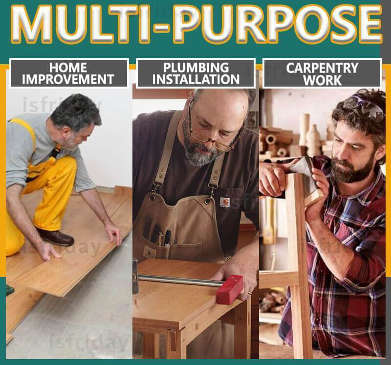 Implicitm (Christmas Sale- 40% OFF) Carpenter 2 in 1 Miter Measuring Tool