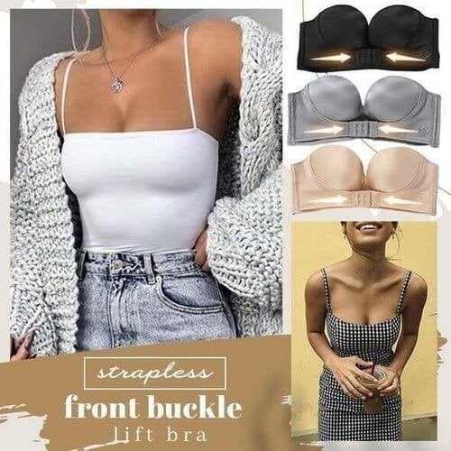 Invisible Strapless Super Push Up Bra