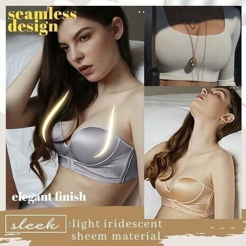 Invisible Strapless Super Push Up Bra