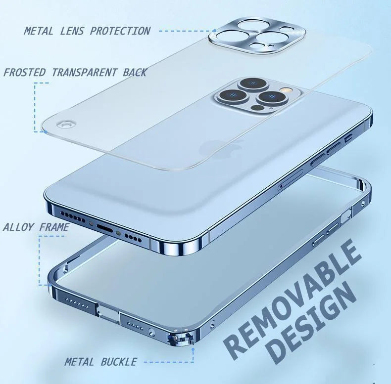 iPhone Series Metal Frame Mobile Phone Case