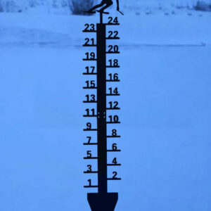 Iron Art Snow Gauge