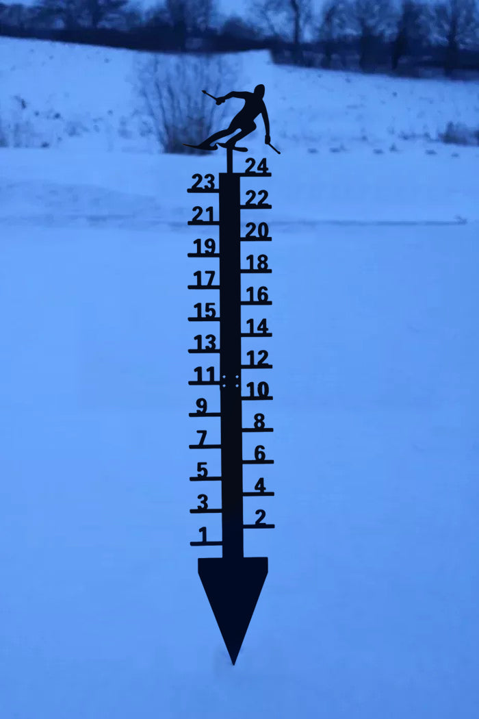 Iron Art Snow Gauge