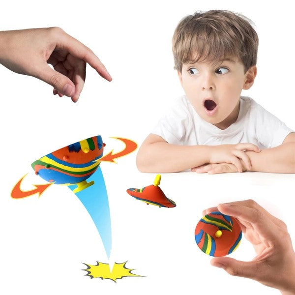 Jakiramy (Early Christmas Sale- SAVE 48% OFF)Bounce Ball Toy Jump Spinner Bowl