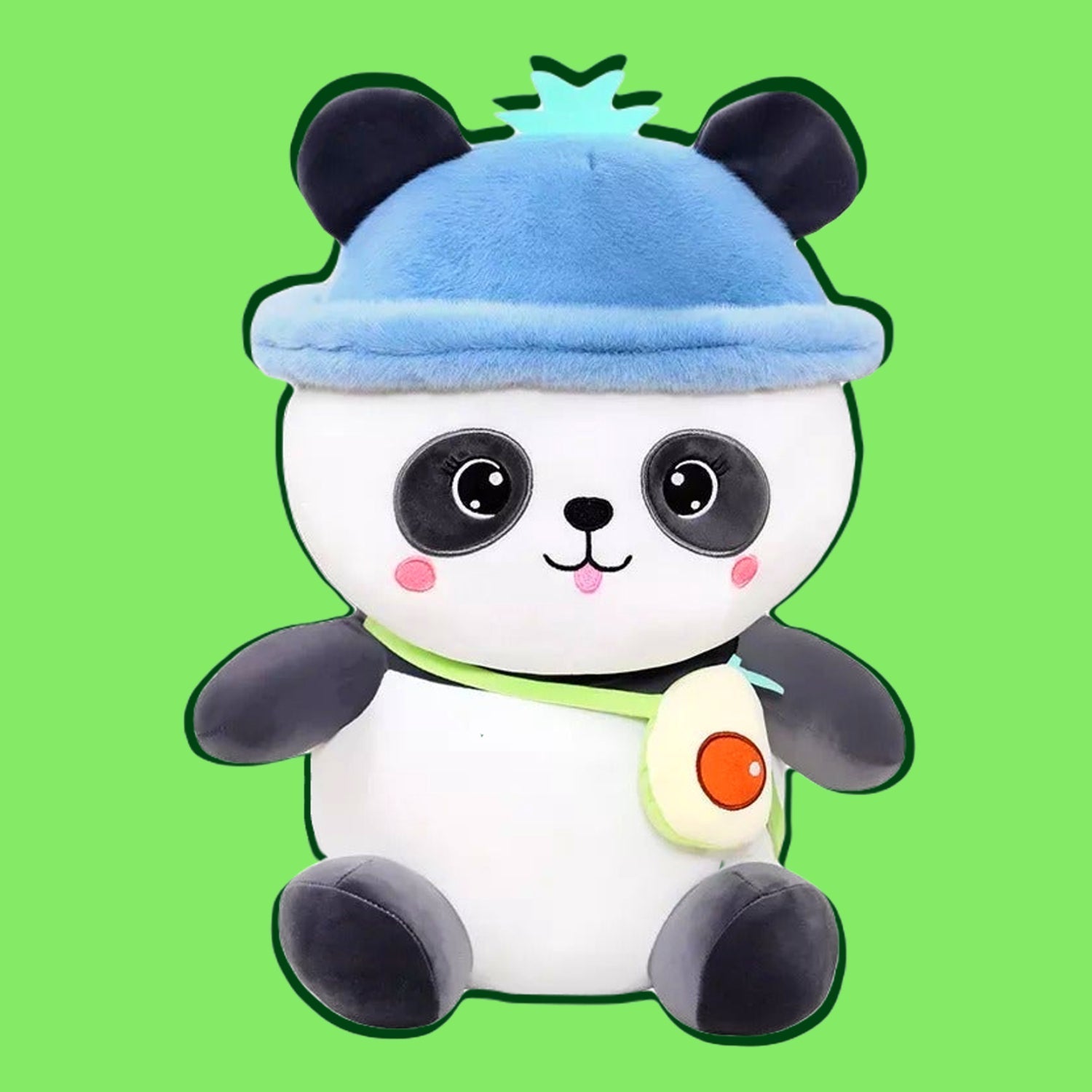 Kawaii Avocado Panda Plush Toy