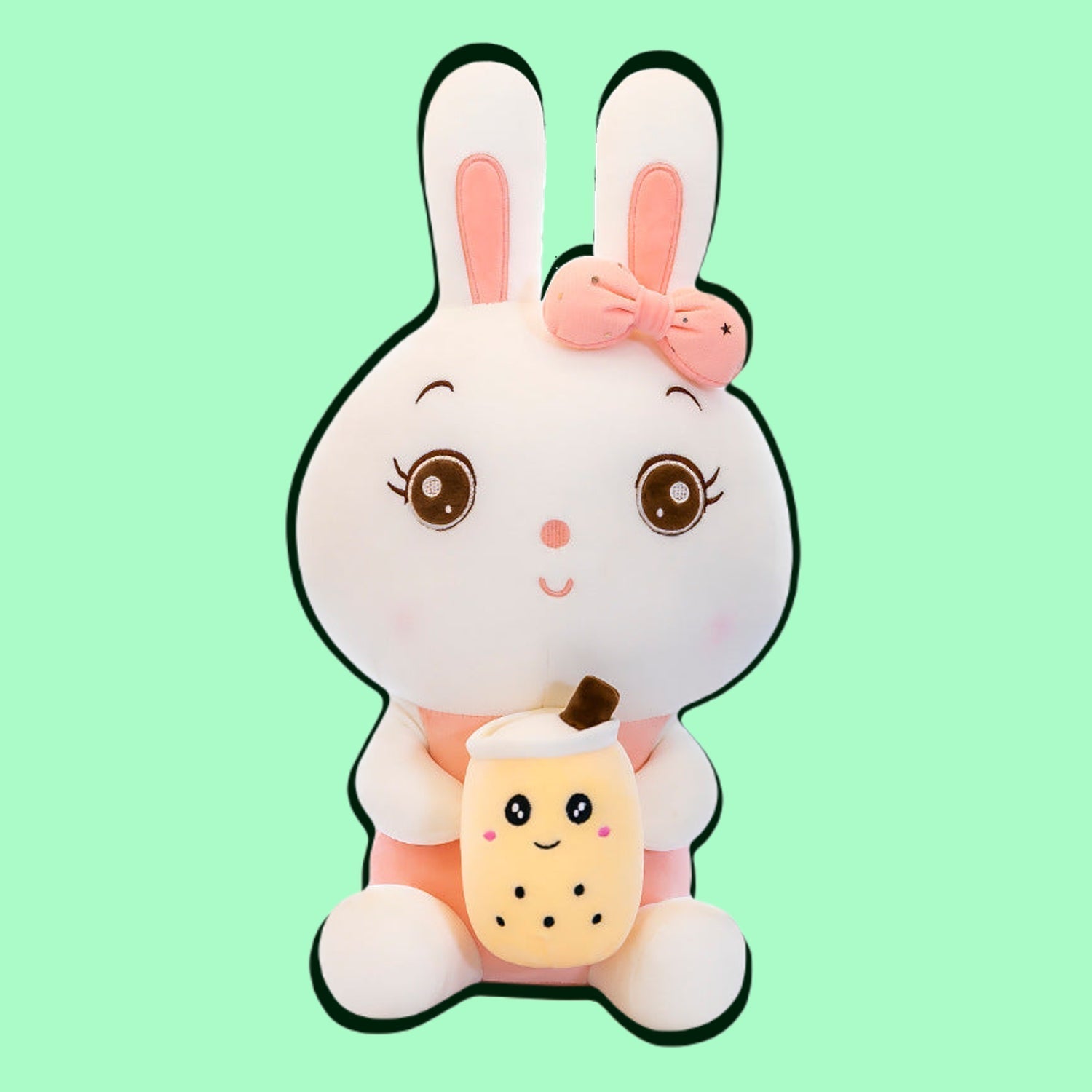 Kawaii Boba Rabbit Soft Toy