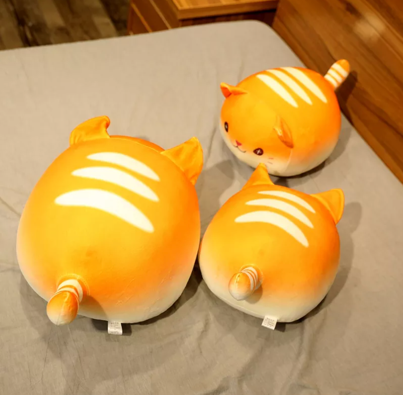 Kawaii Bread Cat Plush Toy