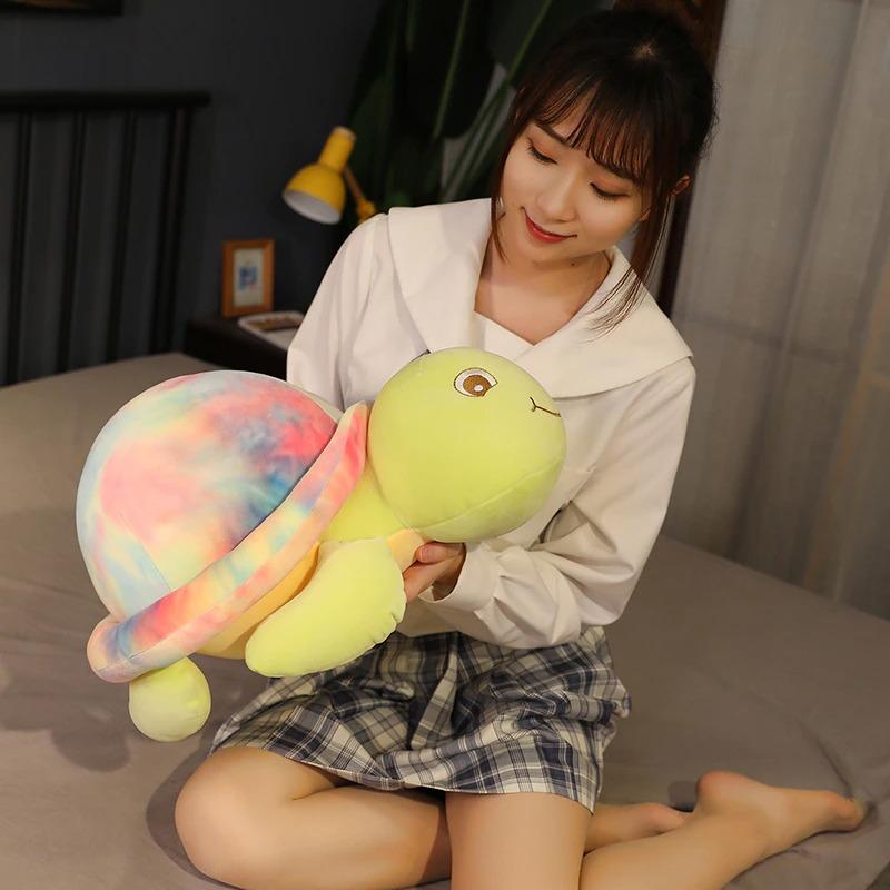 Kawaii Cute Colorful Turtle Plush