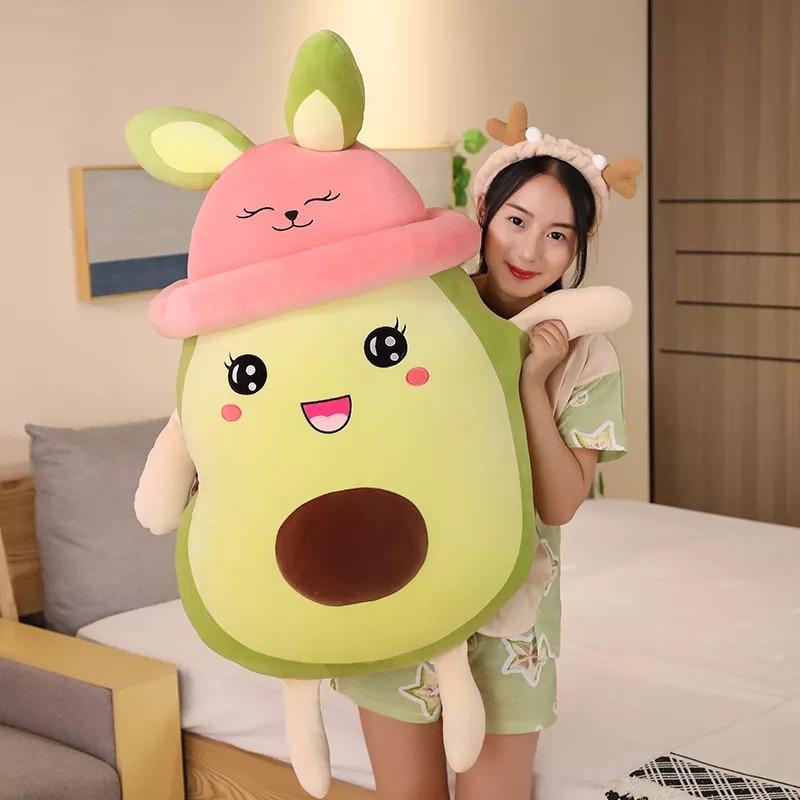 Kawaii Huggable Plush Avocado Toy