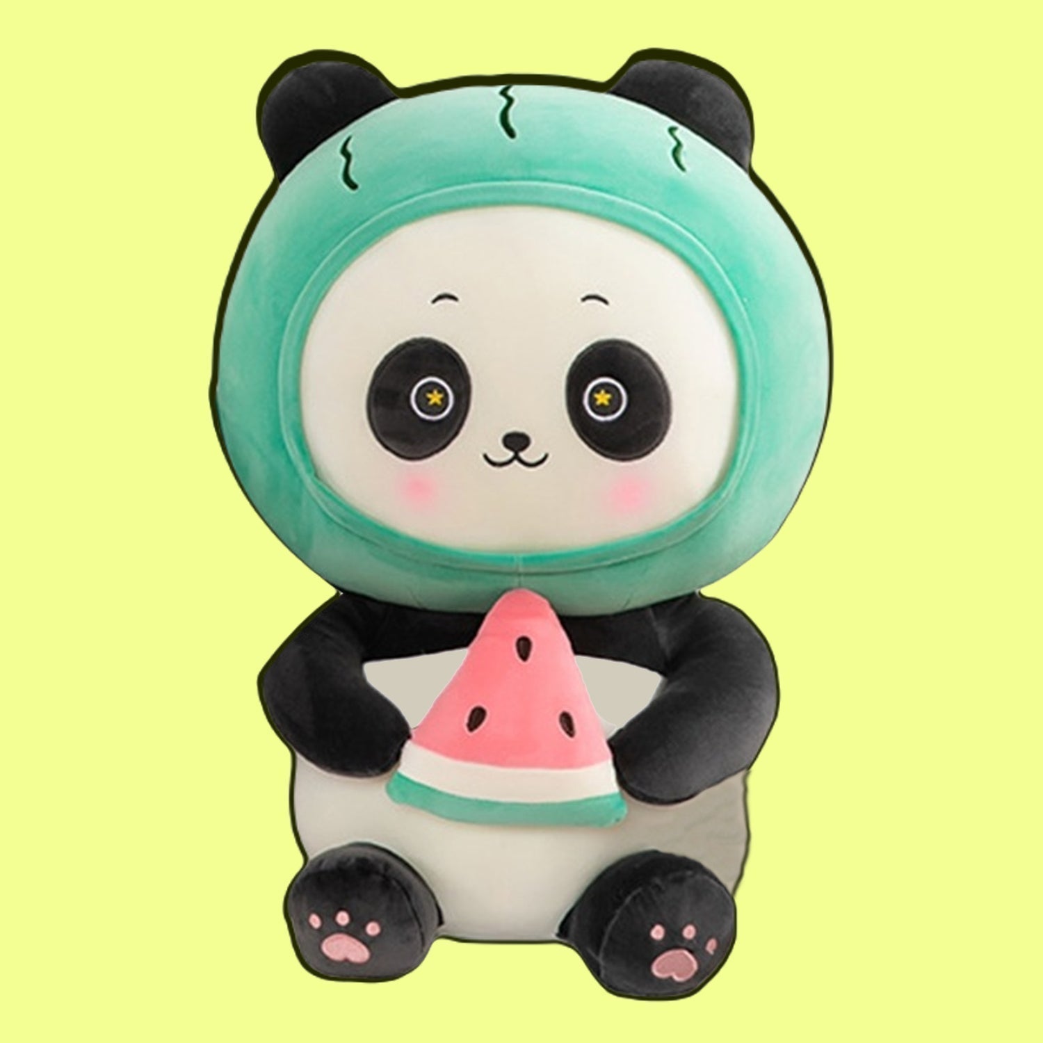 Kawaii Panda with Fruits Plushie