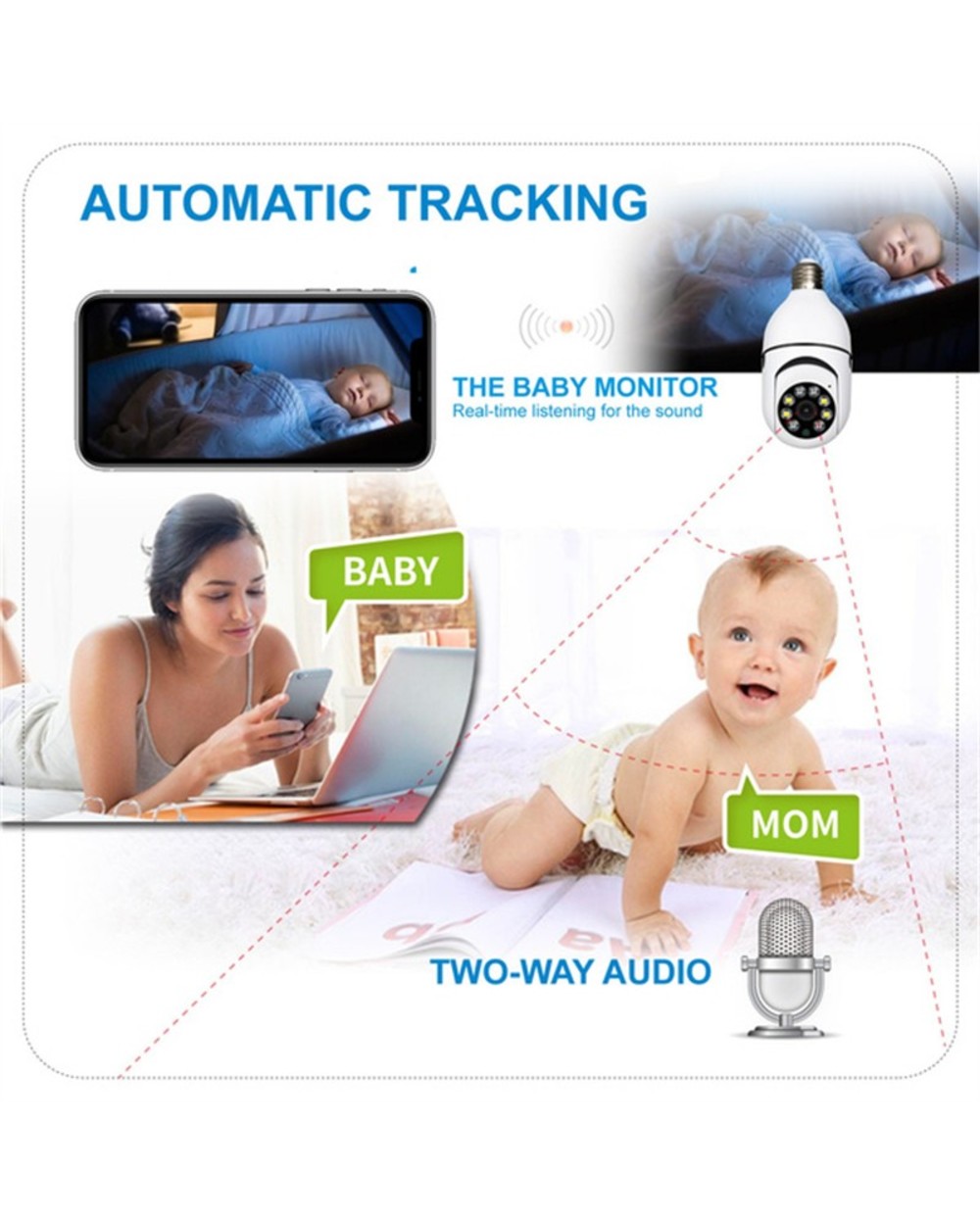 Keep an Eye on Your Love & Home Anytime Anywhere – SafeCam 360 Security Camera