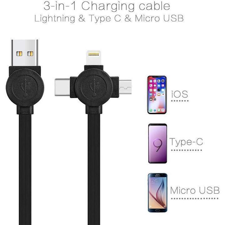 Kindlyf (LAST DAY PROMOTION - SAVE 50% OFF) 3-in-1 Data Cable Phone Stand-Buy 4 Get Extra 25% OFF