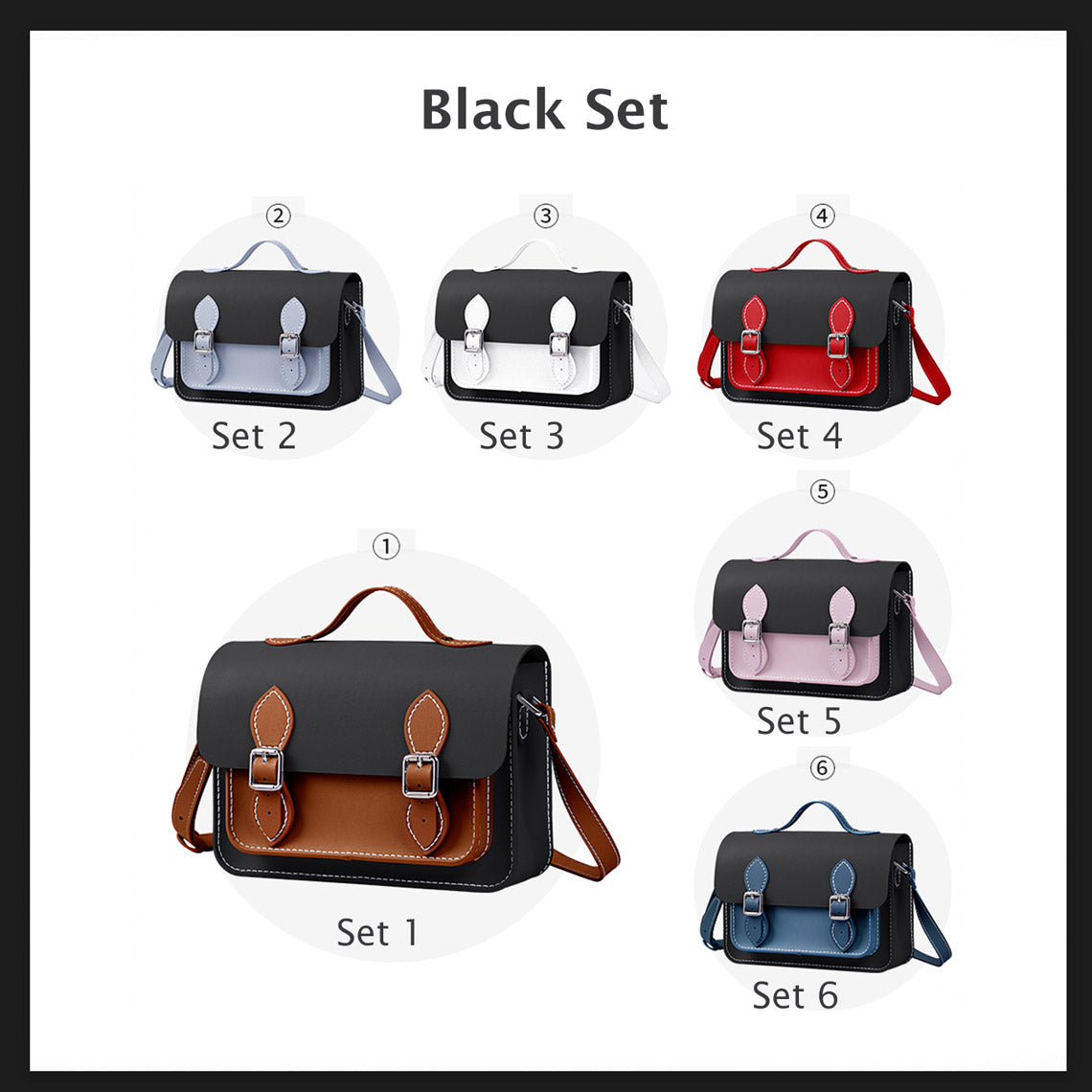 Lady Leather Fashion Crossbody Satchel Bag DIY Kit | From $46.49 Extra 25% Off