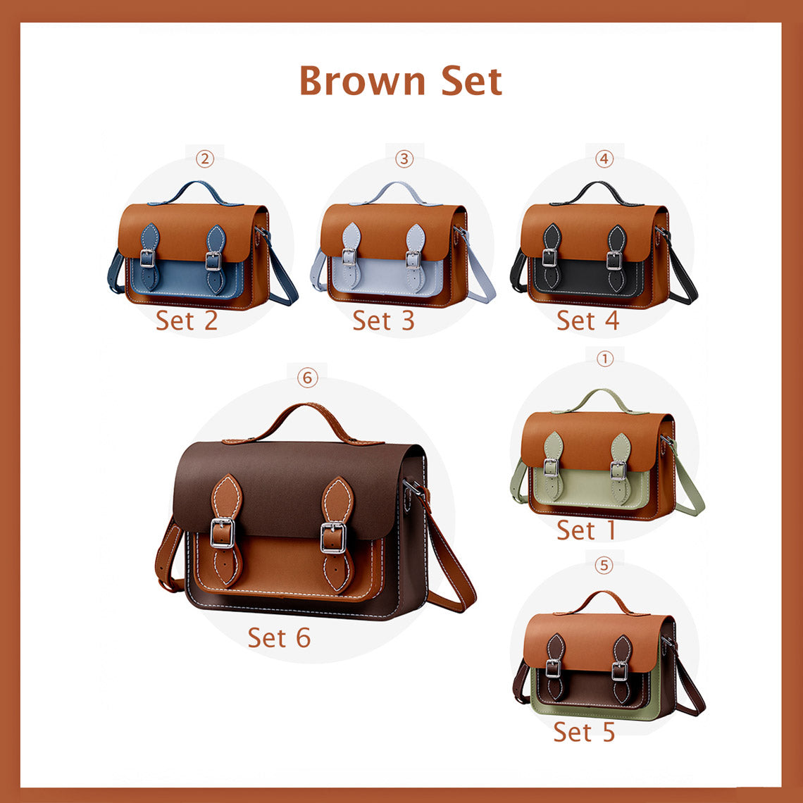 Lady Leather Fashion Crossbody Satchel Bag DIY Kit | From $46.49 Extra 25% Off