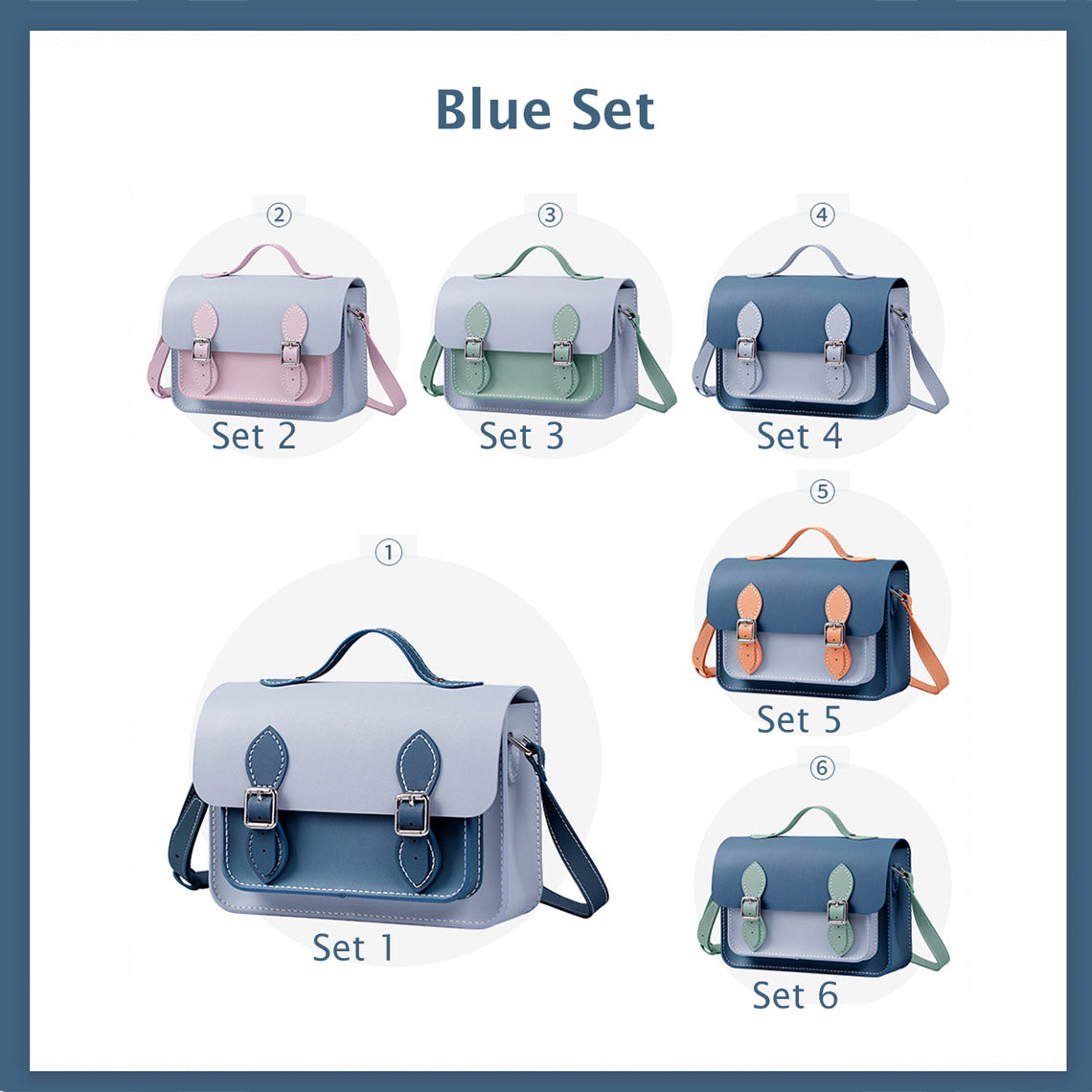 Lady Leather Fashion Crossbody Satchel Bag DIY Kit | From $46.49 Extra 25% Off