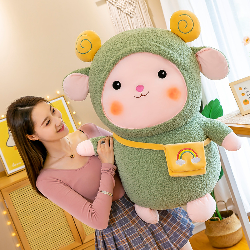 Lamb Doll Plush Toy with Kawaii Bag