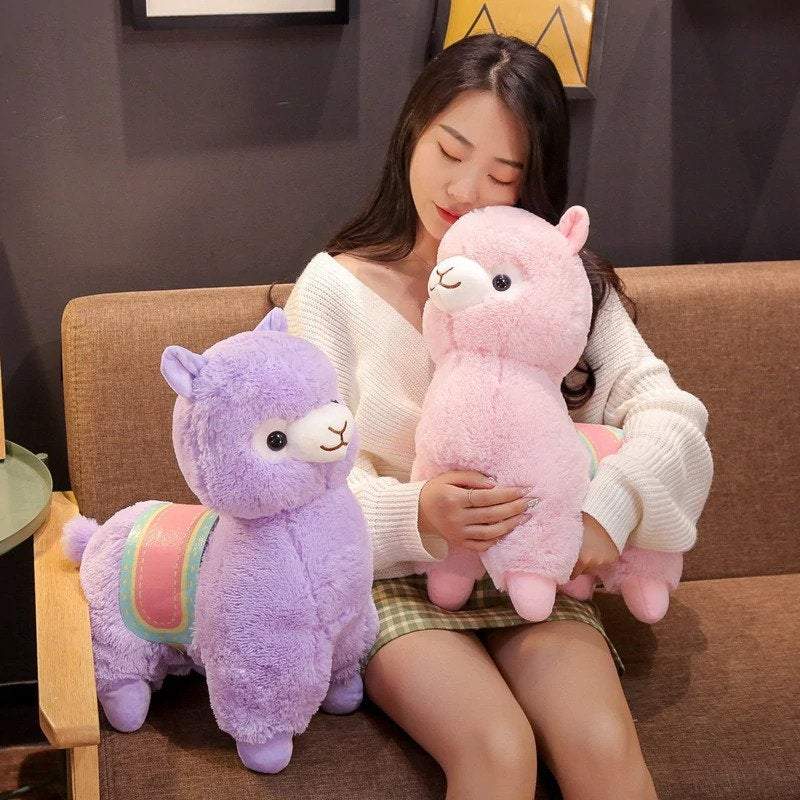 Lamb Purple Alpaca Doll Plush