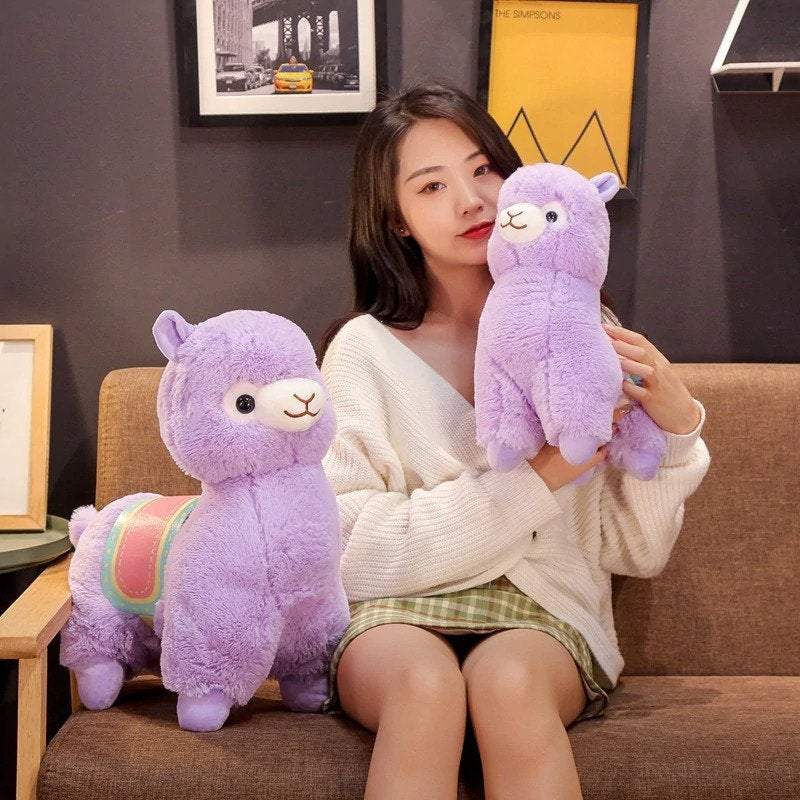 Lamb Purple Alpaca Doll Plush