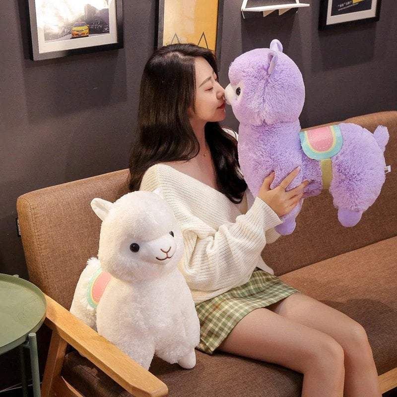 Lamb Purple Alpaca Doll Plush