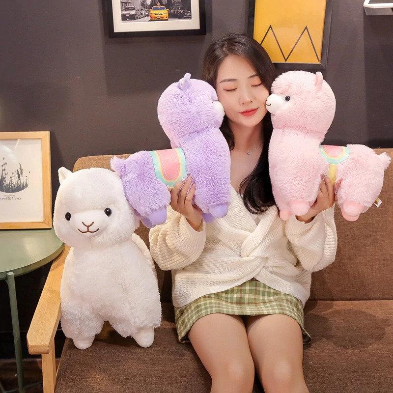 Lamb Purple Alpaca Doll Plush