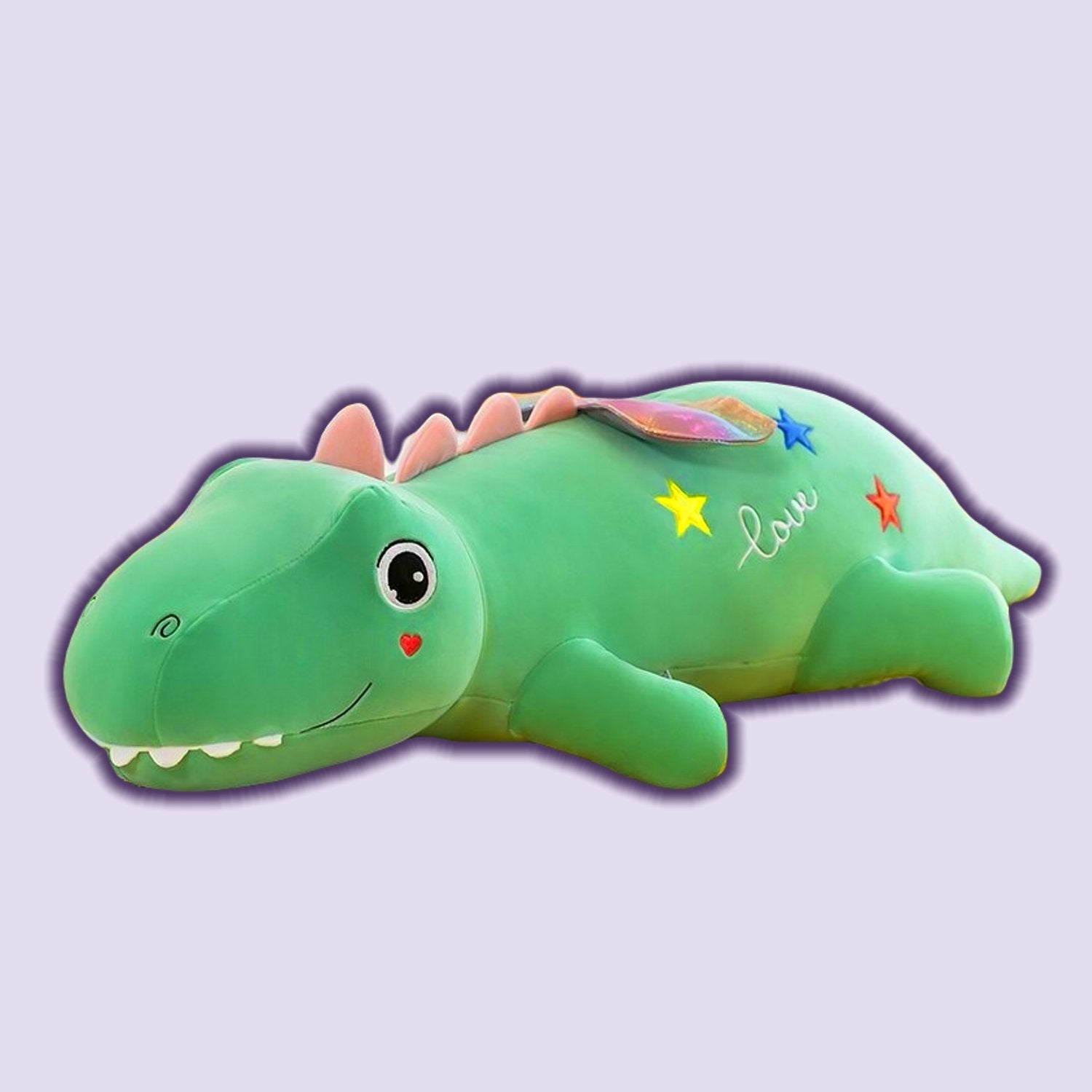 Large Colored Dinosaur Pillow Soft Stuffed Plush Toy