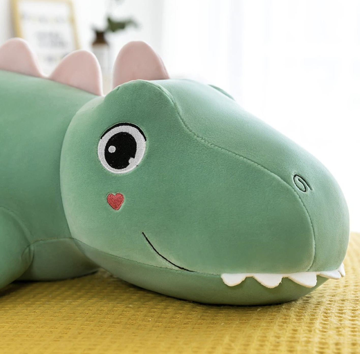 Large Colored Dinosaur Pillow Soft Stuffed Plush Toy