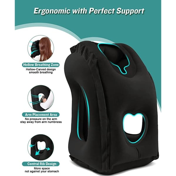 (Last day 48% off) Leosporr Inflatable Travel Pillow