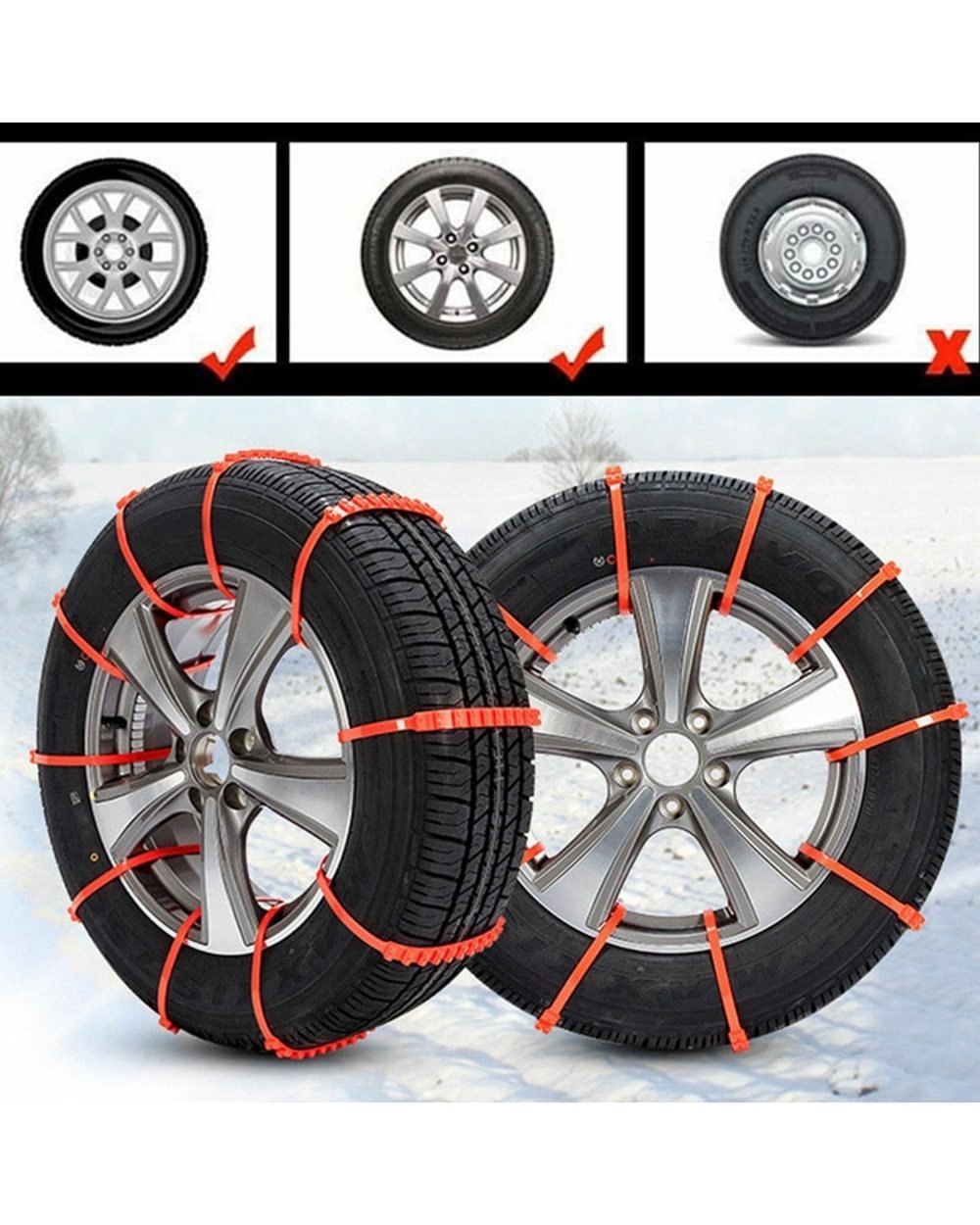 Last Day 48% off - Reusable Anti Snow Chains Of Car