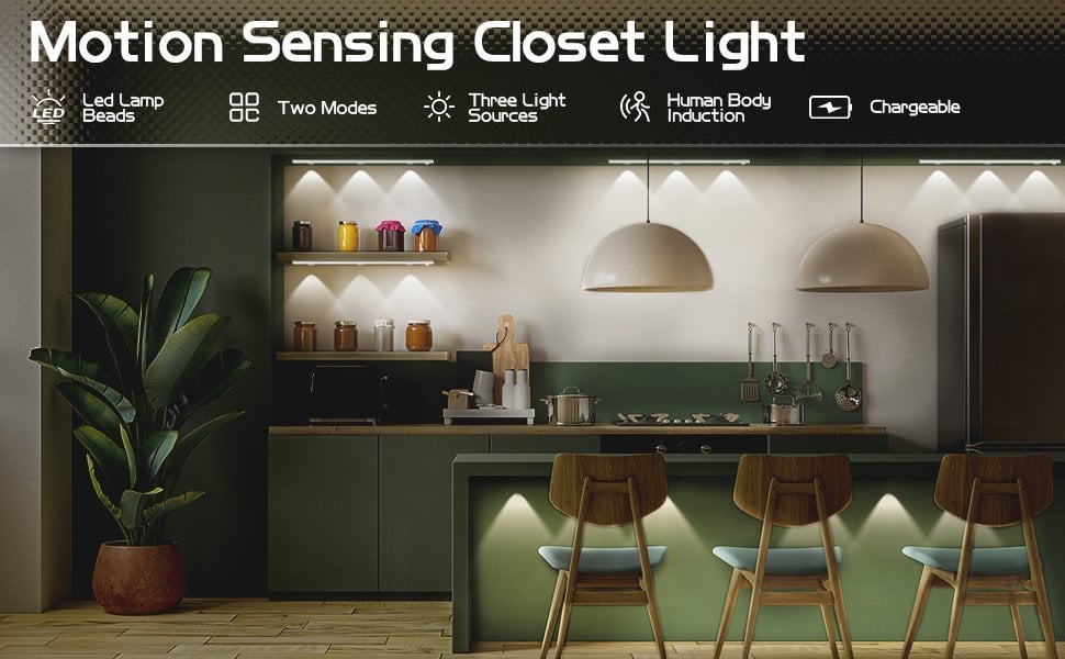 LAST DAY 49% OF LED MOTION SENSOR CABINET LIGHT