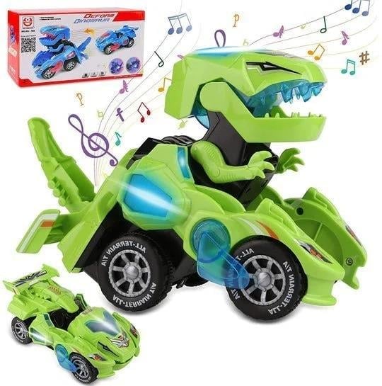 Last Day 49% OFF - LED DINOSAUR TRANSFORMATION CAR TOY