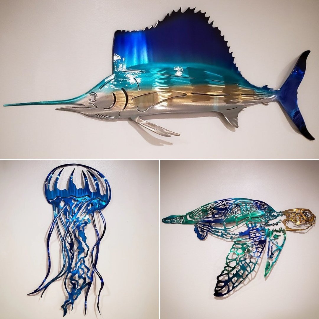 Last Day 49% OFF - Metal marine animal ornaments-Gift for Nature Lovers