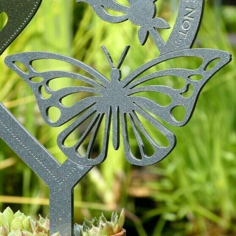 Last Day 50% OFF - Memorial Gift Butterfly Ornament Garden Plaque