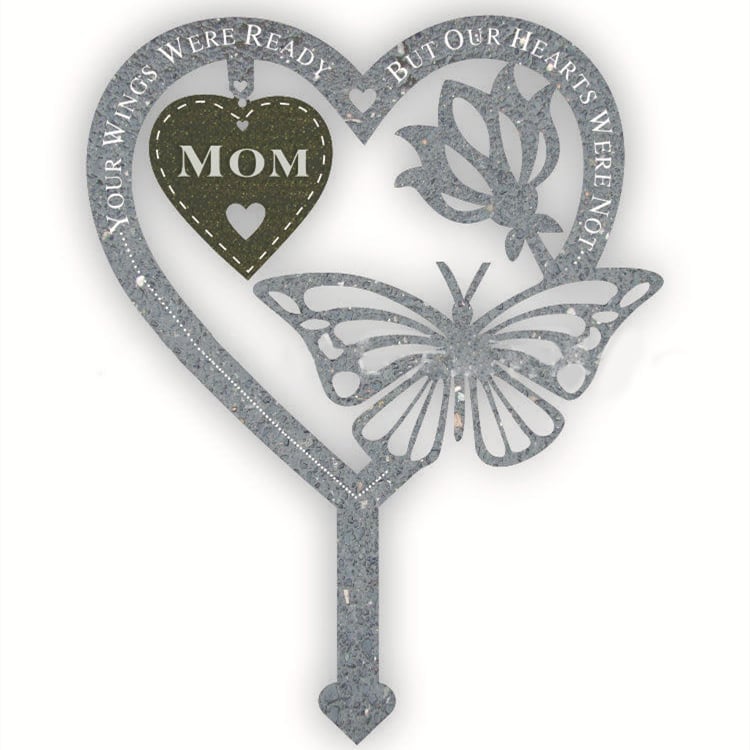 Last Day 50% OFF - Memorial Gift Butterfly Ornament Garden Plaque