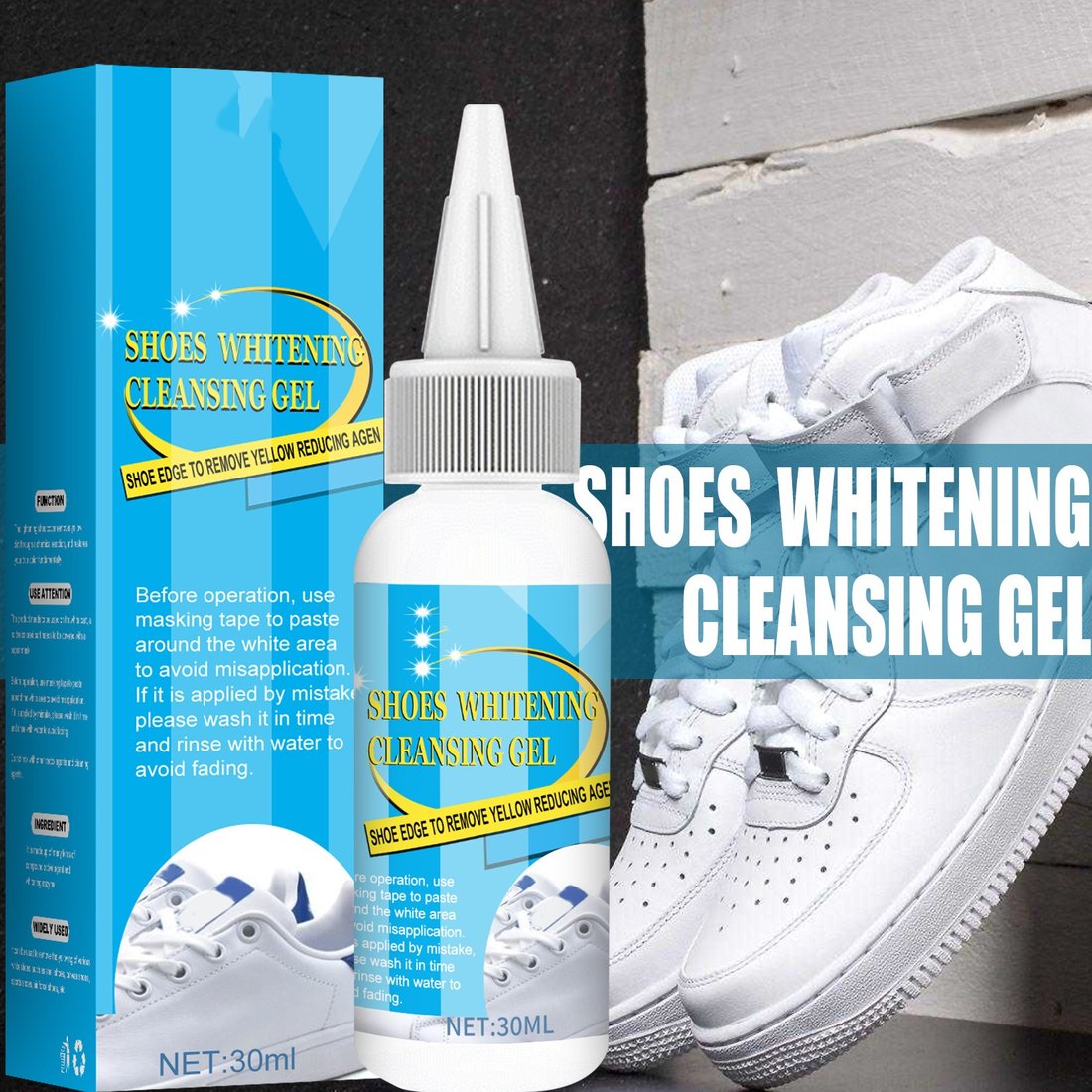 LAST DAY 50% OFF - Shoes Whitening Cleansing Gel