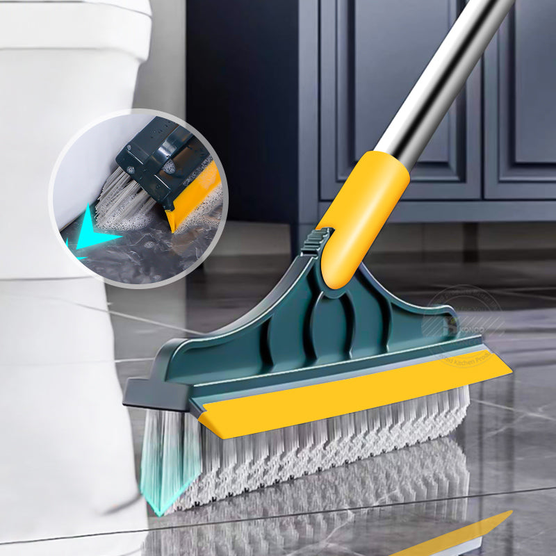 LAST DAY 50% OFF-2 in 1 Floor Brush(Brush + scrape)(With Gift-Broom Holder)OFF-2