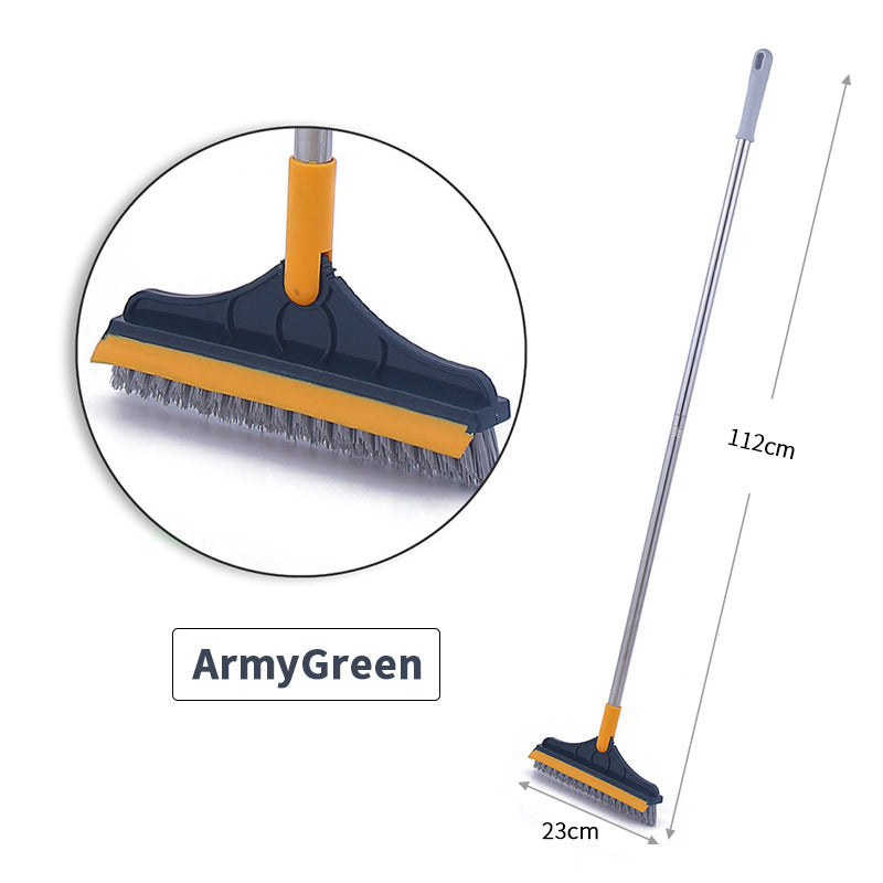 LAST DAY 50% OFF-2 in 1 Floor Brush(Brush + scrape)(With Gift-Broom Holder)OFF-2