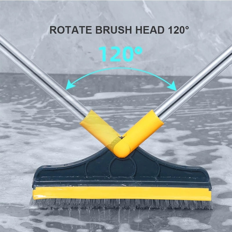 LAST DAY 50% OFF-2 in 1 Floor Brush(Brush + scrape)(With Gift-Broom Holder)OFF-2